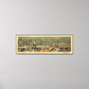 Toile Le mormon fraye un chemin la carte Nauvoo au Grand