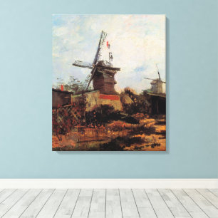 Toile Le Moulin de Blute Fin par Vincent van Gogh