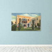 Toile Le musée oriental du parc de Rosicrucian (Insitu (Plancher de Bois))