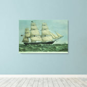 Toile Le navire Clipper "Highflyer", 1111 tonnes (Insitu (Plancher de Bois))
