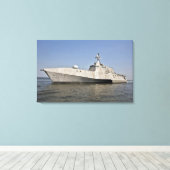 Toile Le navire de combat du littoral Indépendance en co (Insitu (Plancher de Bois))