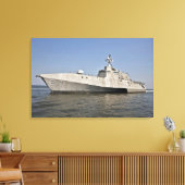 Toile Le navire de combat du littoral Indépendance en co (Insitu(Salon))