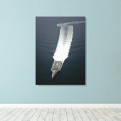 Toile Le navire de combat littoral Independence (Insitu (Plancher de Bois))