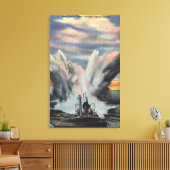 Toile Le navire de patrouille de la marine libère une ch (Insitu(Salon))