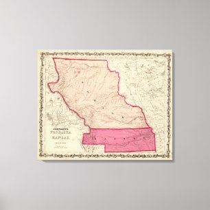 Toile Le Nébraska et le Kansas 2