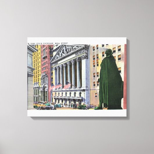 Toile Le New York Stock Exchange Bldg (Recto)