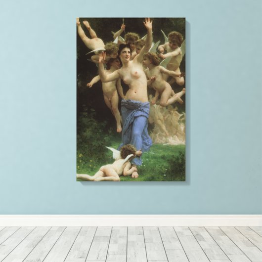Toile Le nid de guêpes par William Adolphe Bouguereau (Insitu (Plancher de Bois))