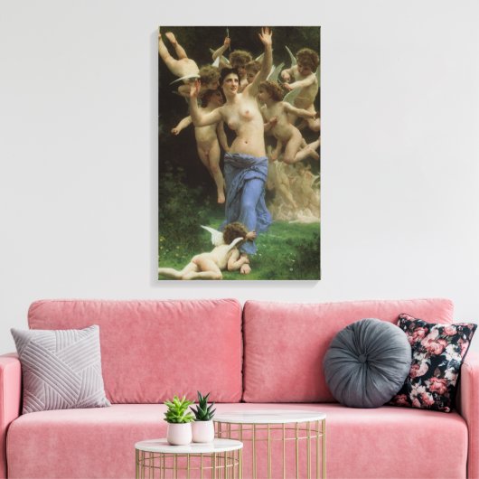 Toile Le Nid de guêpes par William Adolphe Bouguereau (Insitu(Salon))