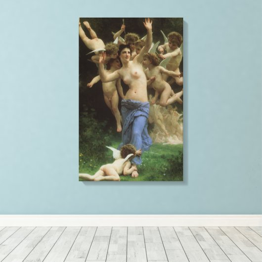 Toile Le Nid de guêpes par William Adolphe Bouguereau (Insitu (Plancher de Bois))