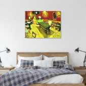 Toile Le Night Café de Vincent van Gogh (Insitu(Chambre))