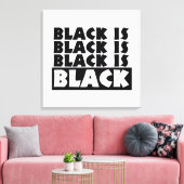 Toile Le noir est noir (Insitu(Salon))