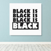 Toile Le noir est noir (Insitu (Plancher de Bois))