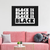 Toile Le noir est noir (Insitu(Salon))