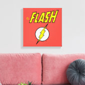 Toile Le nom Flash & Logo Éclair (Insitu(Salon))