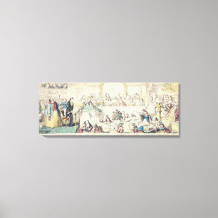 Toile Le non-respect de la promesse - dessin humoristiqu