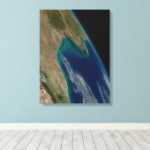 Toile Le Nord Du Golfe Du Mexique. (Insitu (Plancher de Bois))