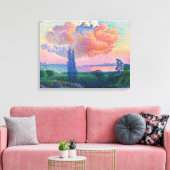 Toile Le nuage rose, tableau de Henri E. Cross, (Insitu(Salon))
