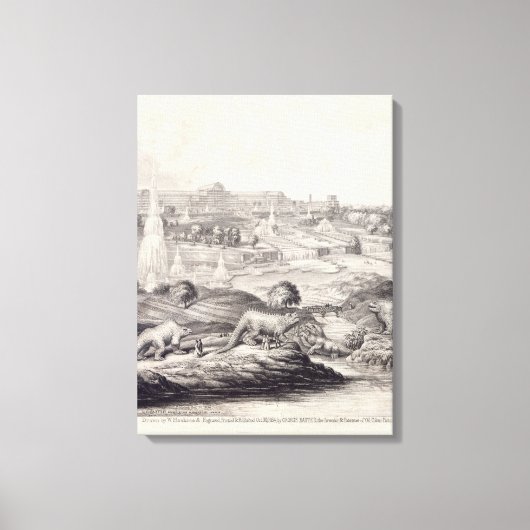 Toile Le Palais de Cristal (Recto)