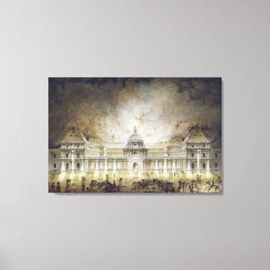 Toile Le Palais du Luxembourg éclairé (Recto)