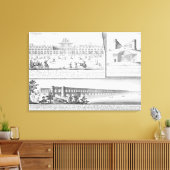 Toile Le Palais Royal d'Ispahan, Une section transversal (Insitu(Salon))