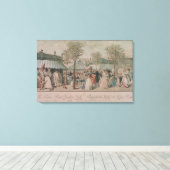 Toile Le Palais Royal Garden Walk, 1787 (Insitu (Plancher de Bois))