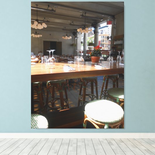 Toile Le palvillion (Insitu (Plancher de Bois))