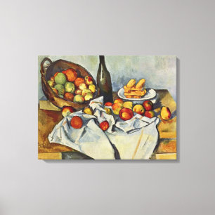 Toile Le panier des pommes de Paul Cezanne