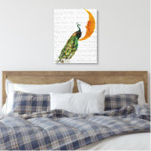 Toile Le paon sur la Lune (Insitu(Chambre))