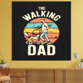 Toile le papa qui marche (Insitu(Salon))