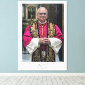 Toile Le Pape Léon XIV Robert Francis Prevost (Insitu (Plancher de Bois))