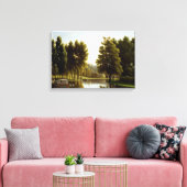 Toile Le Parc de Mortefontaine (par Bidaud) (Insitu(Salon))