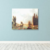 Toile Le Parc et le Château de Mereville (Insitu (Plancher de Bois))