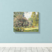 Toile Le Parc Monceau - Claude Monet (Insitu (Plancher de Bois))