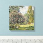 Toile Le Parc Monceau - Claude Monet (Insitu (Plancher de Bois))