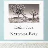 Toile Le Parc national de Joshua Trees (Insitu (Plancher de Bois))