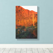 Toile Le Parc national du Saguaro (Insitu (Plancher de Bois))
