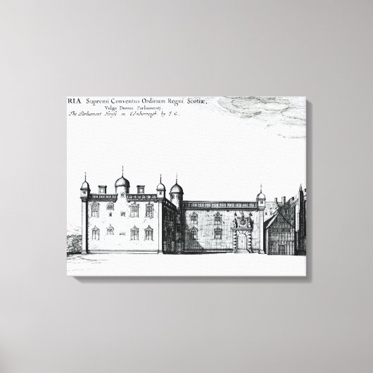 Toile Le Parlement d'Édimbourg (Recto)