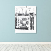 Toile Le Parlement d'Edward I (Insitu (Plancher de Bois))