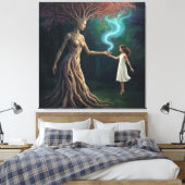 Toile « Le passage boisé d'Eirene » – Une réalité surréa (Insitu(Chambre))