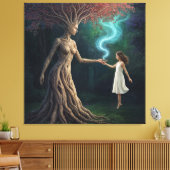 Toile « Le passage boisé d'Eirene » – Une réalité surréa (Insitu(Salon))