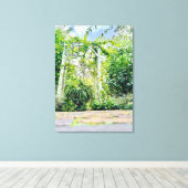 Toile Le Passage du Jardin (Insitu (Plancher de Bois))