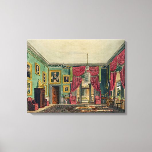 Toile Le Pavillon Vert, Maison Frogmore, de "The Hist (Recto)