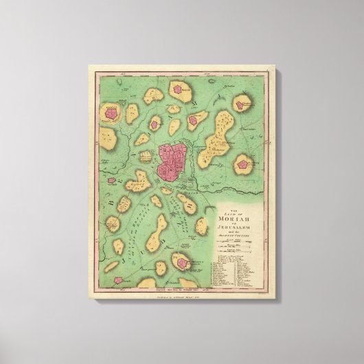 Toile Le Pays De Moriah Ou Jérusalem (Recto)