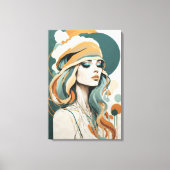 Toile "Le paysage boho" (Recto)