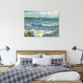 Toile Le paysage marin de Van Gogh aux Saintes Maries de (Insitu(Chambre))