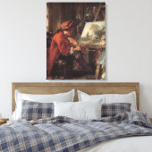 Toile Le peintre dans son studio (par François Boucher) (Insitu(Chambre))
