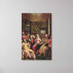Toile Le Pentecost, c.1598 (huile sur le panneau)