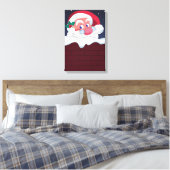 Toile Le Père Noël à Chimney (Insitu(Chambre))