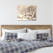 Toile Le Père Noël la veille de Noël (Insitu(Chambre))