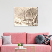 Toile Le Père Noël la veille de Noël (Insitu(Salon))